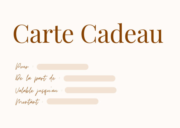 Carte Cadeau
